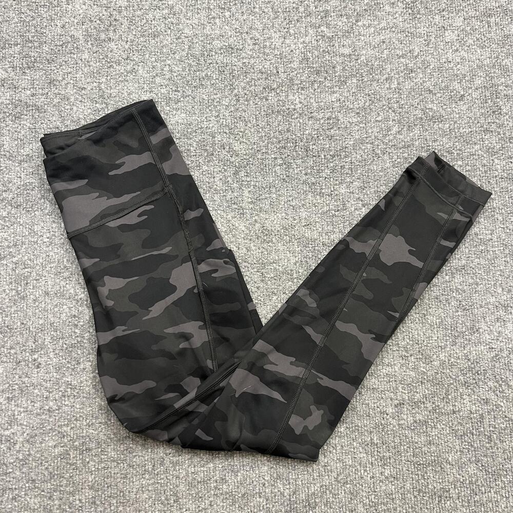 Athleta Leggings Womens XS Black Camo Ultimate 7/8 Tight High Rise Supersonic
